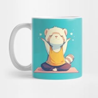 Ferret refreshed by yoga Mug